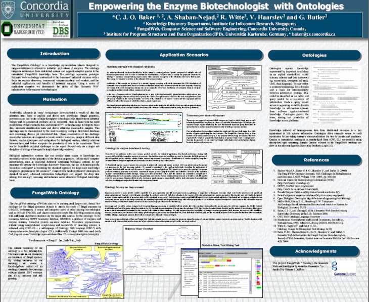 Poster at ICBPPI 2007